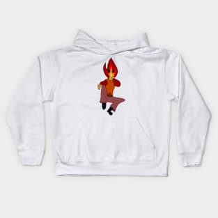 Fire Guy Kids Hoodie